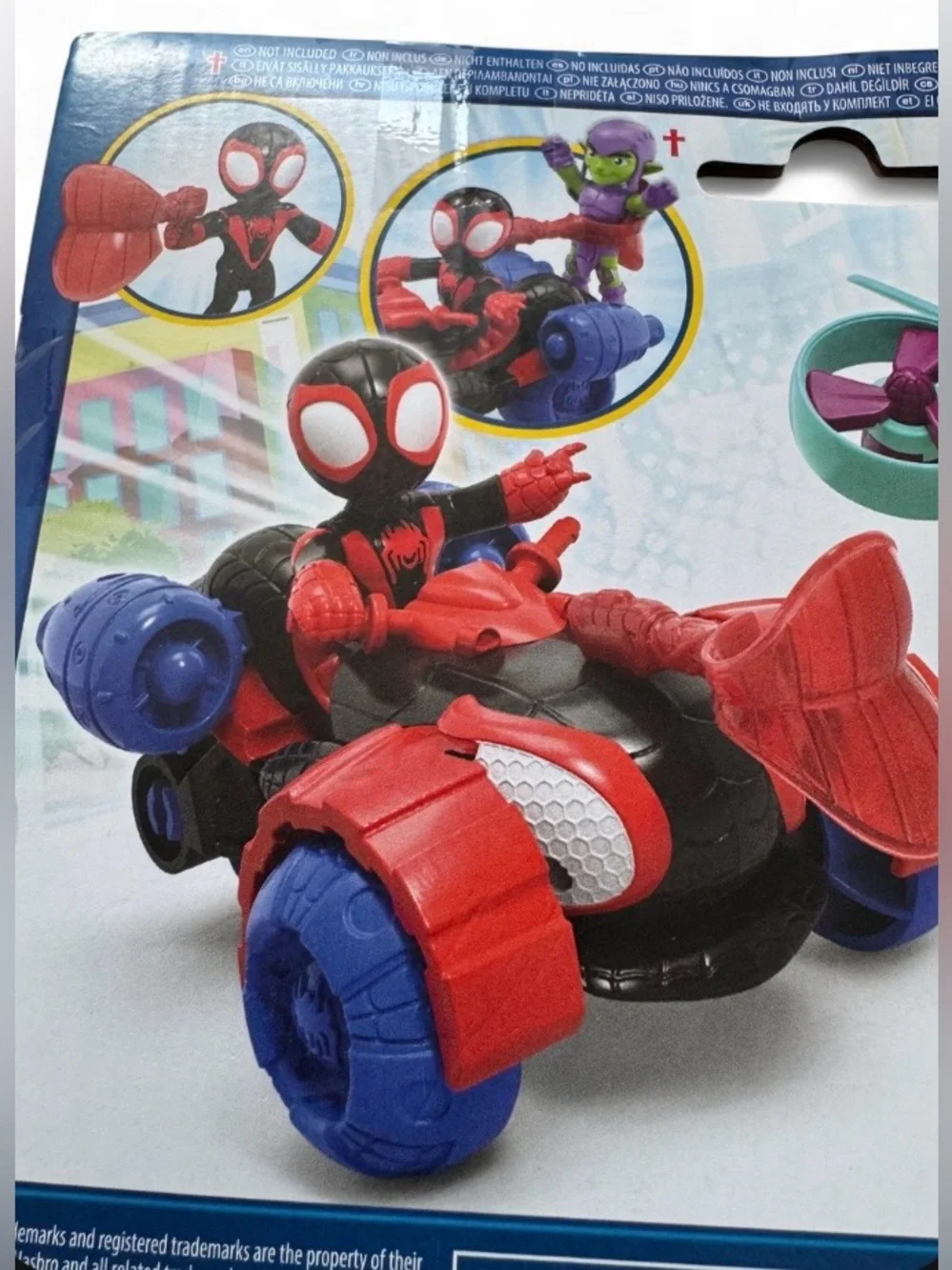 NIB Hasbro Marvel Spidey & His Amazing Friends Techno-Racer Vehicle Set